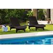 Set 2 Reposeras de Jardin Keter Pacific Wooland                            