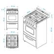 Cocina Escorial Candor S2 Gas Natural 51Cm                                 