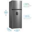 Heladera No Frost Midea MDRT645MTE46ADW 470Lts Dispenser Acero             