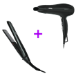 Combo Atma CK4010N Plancha de Pelo + Secador                               