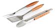 Set Parrillero Kamado Argentino Espátula, Trinche y Pinza