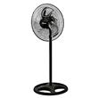Ventilador de Pie Alpaca ALP/M/18 18" 90 Watts                             
