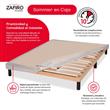 Conjunto Sommier en caja y Colchón Zafiro Express Light de 1 plaza 80x190