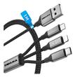 Cable Dehuka Carga Rápida USB Tipo C Micro USB Compatible iPhone