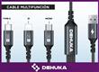 Cable Dehuka Carga Rápida USB Tipo C Micro USB Compatible iPhone