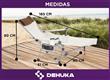 Silla Dehuka  Reclinable Plegable Camping Playa con Bolso