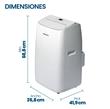 Aire Acondicionado Portátil Philco PHP35HC7API 3500 Watts f/c              
