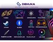 Joystick Dehuka P4 PC Gamer Inalámbrico USB LED RGB Negro