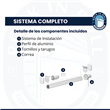 Cortina Roller Sunscreen 5% 200x160 Varios Colores