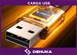 Lámpara Dehuka Velador LED USB Táctil Dimmer Cristales