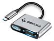 Adaptador Dehuka USB-C a VGA HDMI Celular Notebook TV Proyectores