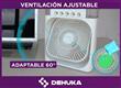 Ventilador Dehuka Humificador Portátil con Luces Led Climatizador de Aire
