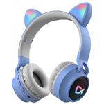 Auricular Dekkin HE-029CE Kitty Cat Beat Celeste                           
