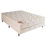 Colchón + Sommier Deseo Sueño Dorado 2 Plazas 140x190x023                  