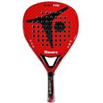 Paleta de Padel Tower Black Fire Red Carbono 38mm