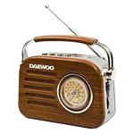 Radio Daewoo RH220BR Retro Dual AM/FM Bluetooth USB                        