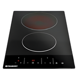 Anafe Eléctrico Peabody 2 Hornallas Vitrocerámico 3000Watts                