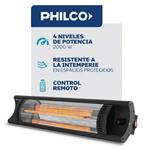 Estufa Infrarrojo Philco PBSV2022P de Pared 2000Watts                      