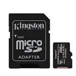 Tarjeta MicroSD Kingston 256GB con Adaptador                               
