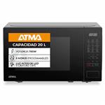 Microondas Atma MATDB20UAP 20Lts 700Watts                                  