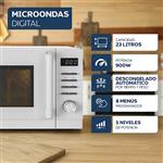 Microondas Philco MPHDW23UAP 23Lts Digital 900Watts Blanco                 