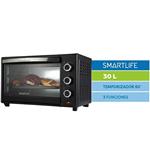 Horno Eléctrico Smartlife SL-GO0030PN 30Lts 2000Watts                      