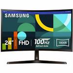 Monitor Samsung 24" LS24D366GALX Full HD 100Hz Curvo                       