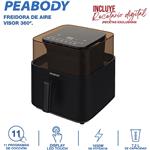 Freidora Sin Aceite Peabody PE-AFD720N de Aire Digital 7.2Lts 1600Watts    