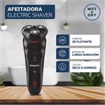 Afeitadora Philco AE5105PP Lithium Inalámbrica                             