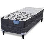 Sommier y Colchón de Resortes 1 Plaza Serta Branson 80x190