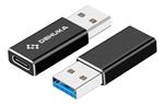Adaptador Dehuka USB C a USB Negro