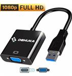 Adaptador Dehuka Cable USB 3.0 a VGA Extender Duplicar Pantalla