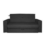 Sofá Cama Cubo 2 cuerpos chenille jumper girs oscuro  170 x 81  Fullconfort