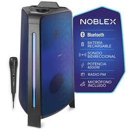 Parlante Portátil Noblex MNT2X Bluetooth 4200Watts                         