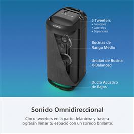 Parlante Portátil Sony SRS-XV800 Bluetooth                                 