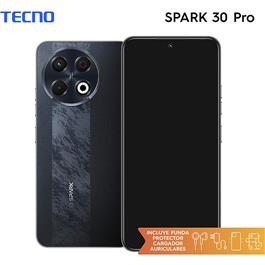 Celular Tecno Spark 30 Pro 6.78" FHD 128+8GB Negro                         