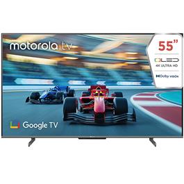 Smart Tv Motorola 55" MTQ5500 Qled 4K Google Tv                            