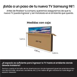 Smart Tv Samsung 98" QN98Q80CAGCZB 4K Qled                                 