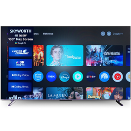 Smart Tv Skyworth TE32HA10 100" 4k Qled Uhd Google Tv                      