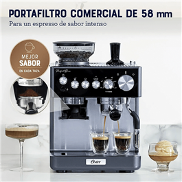 Cafetera Express Oster EM7301 Perfect Brew 1380Watts 15Bares               