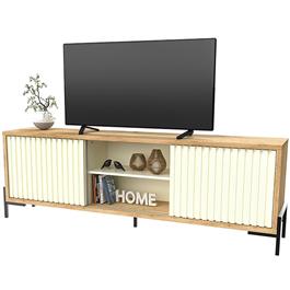 Rack Para Tv Led de 65" Rod Delos RO08RNBL 2 Puertas blanco                