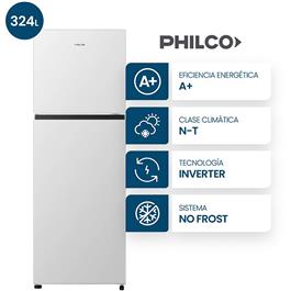 Heladera No Frost Philco PHNT324BDI324L 324Lts Inverter Blanco             