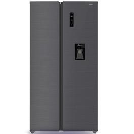 Heladera Side By Side Bgh BRS540I2A 534Lts Disenser Inverter Dark Acero    