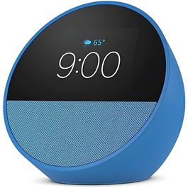 Reloj Despertador Inteligente Amazon Echo Spot 2024 Alexa Azul             