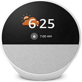 Reloj Despertador Inteligente Amazon Echo Spot 2024 Alexa Blanco           