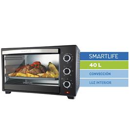 Horno Eléctrico Smartlife SL-TO0040 40Lts 1600Watts                        