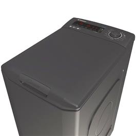 Lavarropas Carga Superior Candy CSTG47TMRR4 7Kg 1400Rpm Inverter Silver    