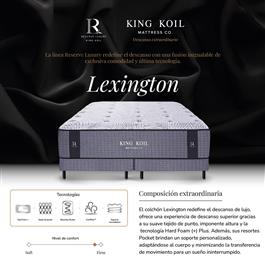 Conjunto Sommier y Colchón de resortes King Koil Lexington Super King 200x200 cm