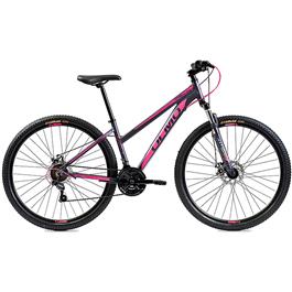Bicicleta Olmo Wish 295 Rodado 29" Auninio Gris y Fucsia                   