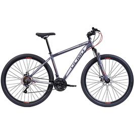 Bicicleta Olmo Wish 290 Rodado 29 Gris y detalles en Rojo                  